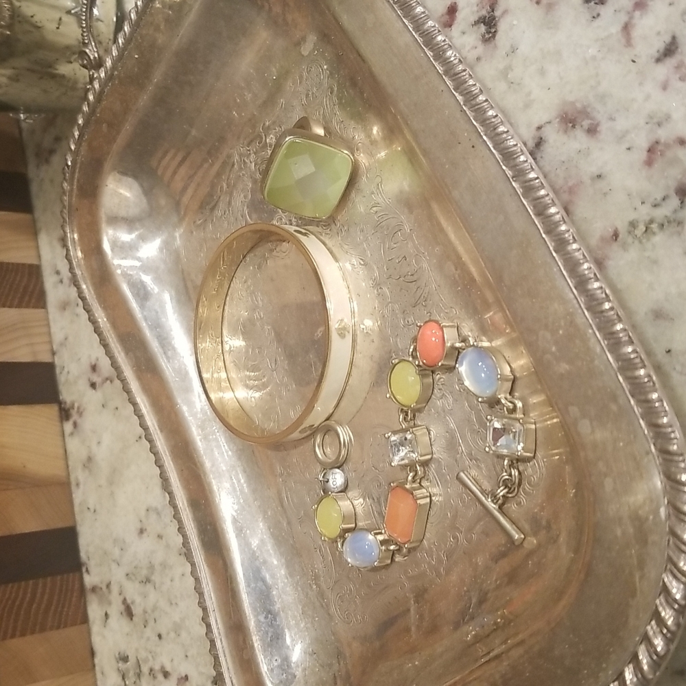Loft and Kate spade bracelets and ring